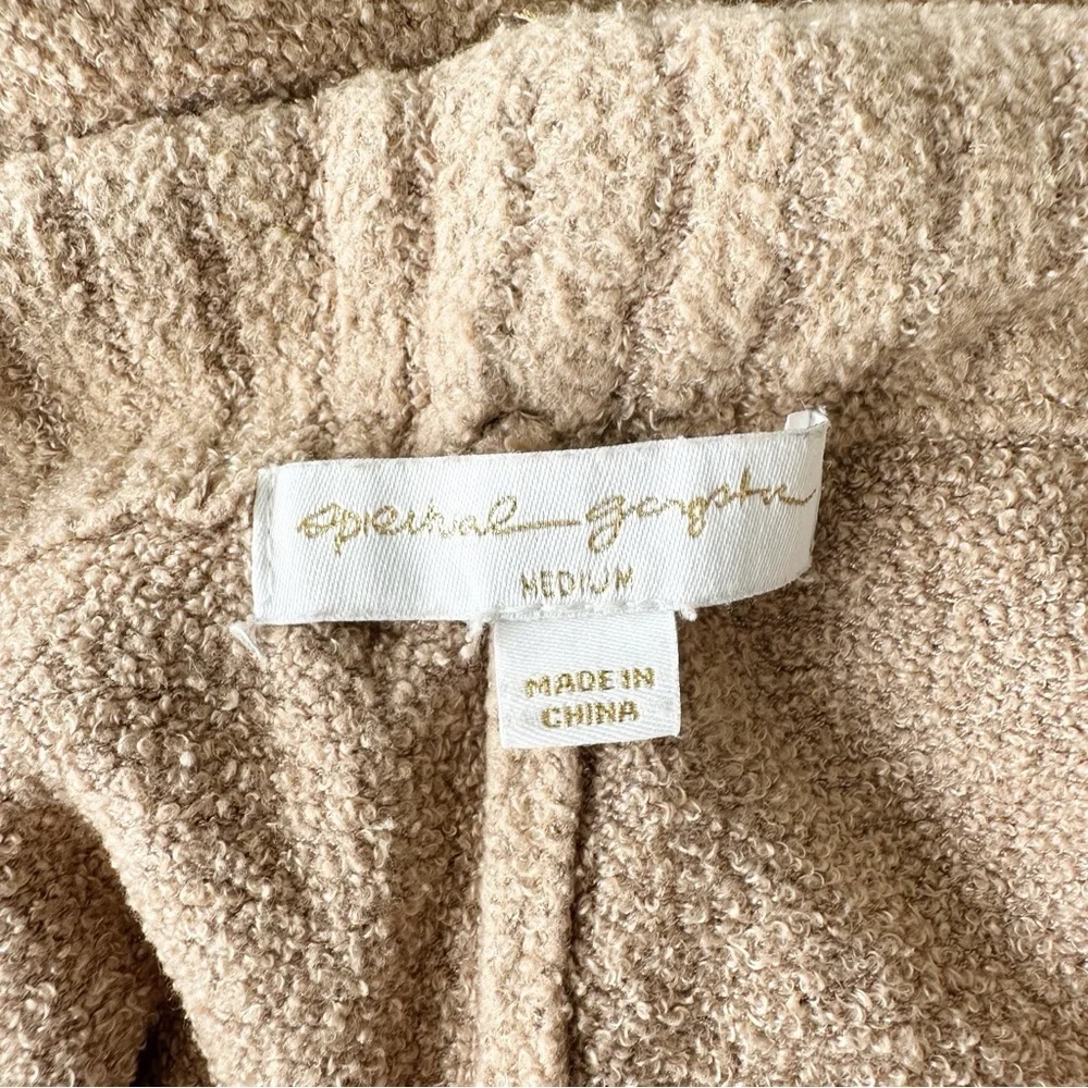 SPIRITUAL GANGSTER Serenity Jogger Camel Beige Women Size Medium Chenille - Picture 3 of 10